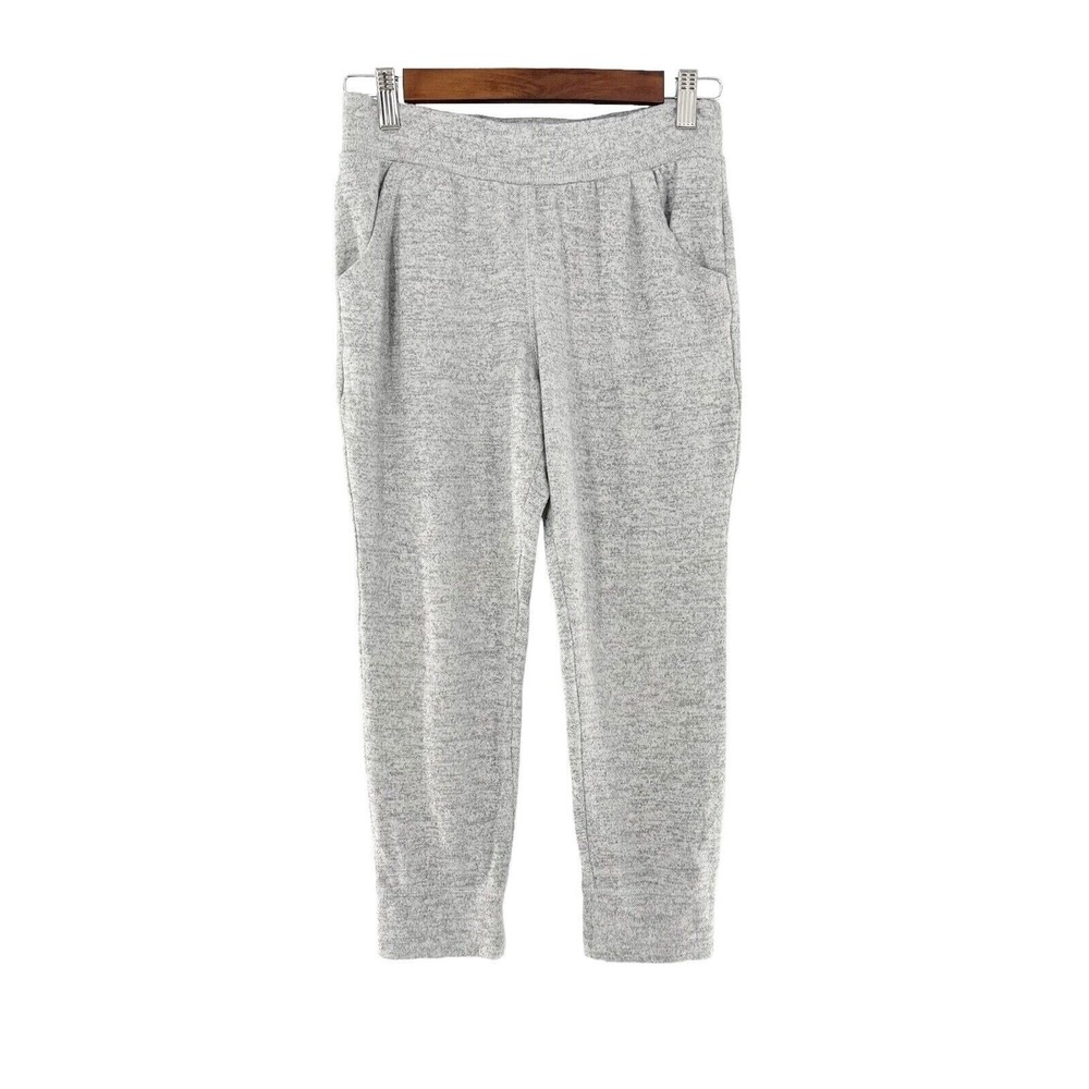 Champion Girls Pants Yoga Active Stretch‎ Large 10 - 12 Youth Gray Jogger Comfy